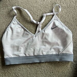 Nike Women's Light Gray Sports Bra